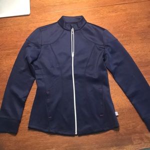Like New Navy Blue Scrub Jacket XS